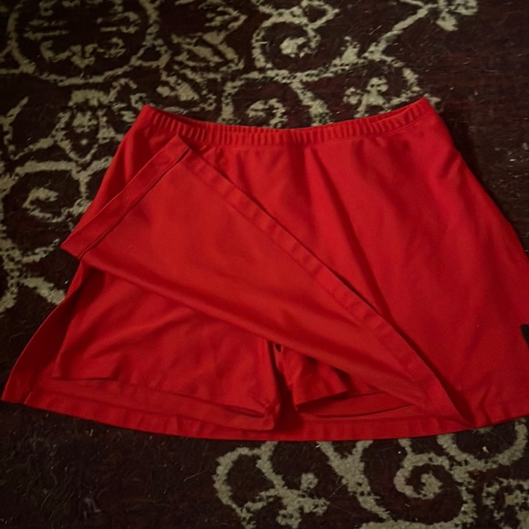 Red Skirt/shorts. Skort - Picture 1 of 6